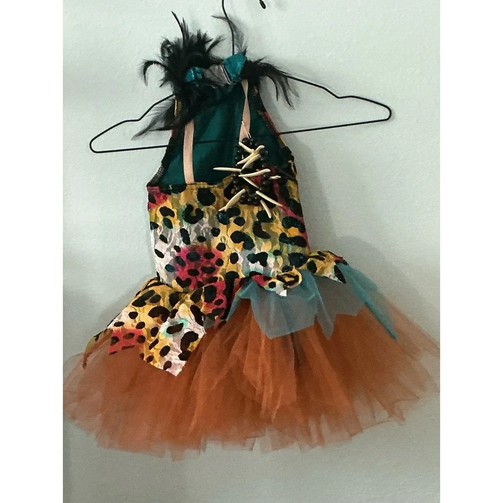 Jungle Princess Dance Cosplay Halloween Costume Lion King  XSC 3T